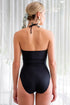 Maillot Réversible 3-Way Chloe "Opulence/Solid Black"